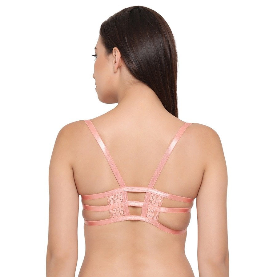 Buy Cotton Underwired Push-up Padded Front Open Cage Bra Online