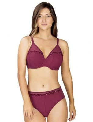 Elila Blossom Swiss Embroidery Wire Free Soft Cup Bra (More colors