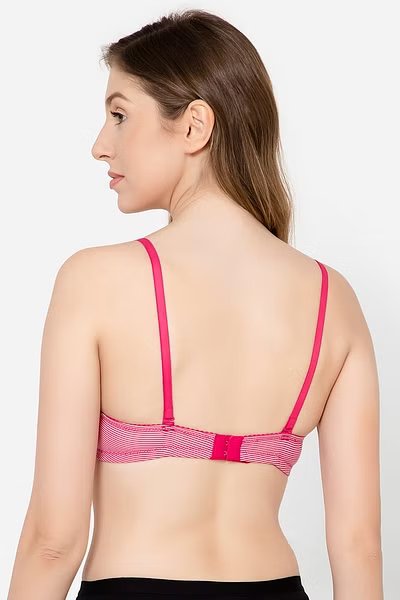 Magenta Padded Non Wired Full Cup Tshirt Bra