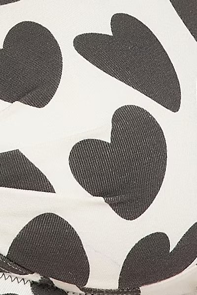 Heart Print Cotton Bra for Girls