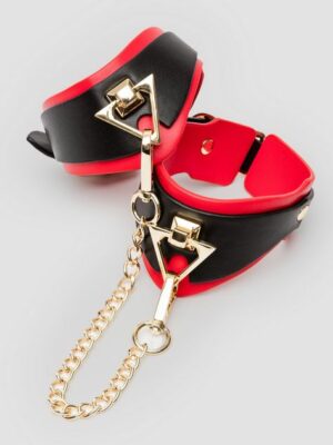 Ouch Milan Faux Leather Leg Cuffs