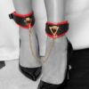 Ouch Milan Faux Leather Leg Cuffs