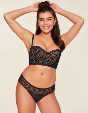 Nymphadora Contour Black Underwire Bra