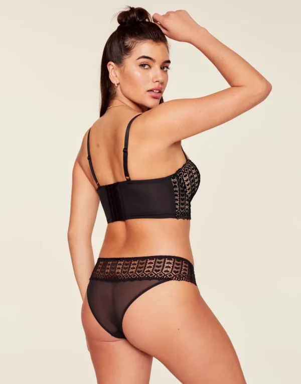 Nymphadora Contour Black Underwire Bra