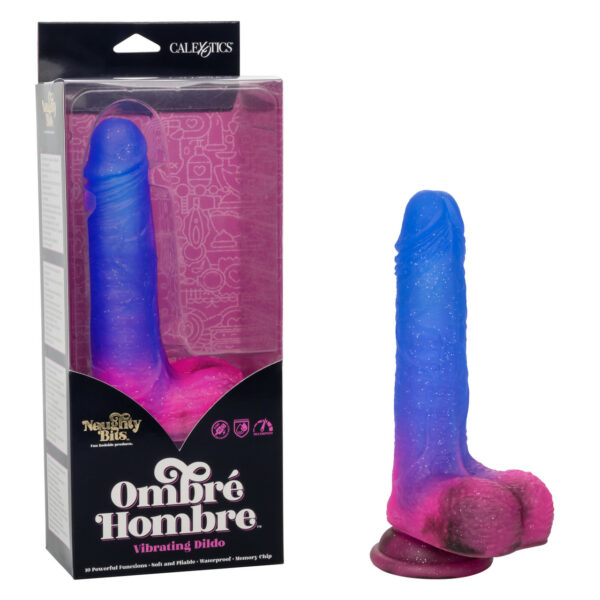 Ombré Hombre Vibrating Dildo