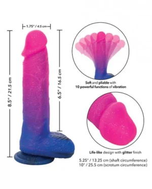 Ombré Hombre Vibrating Dildo