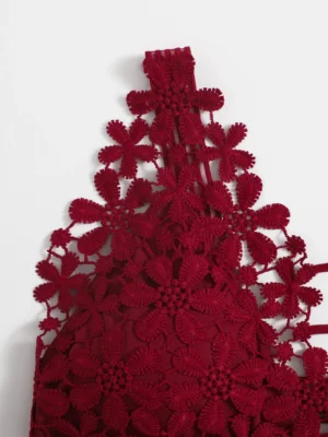 Guipure Lace Longline Bralette Lingerie