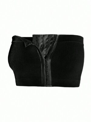 Seamless Front Closure Strapless Women's Tube Bra