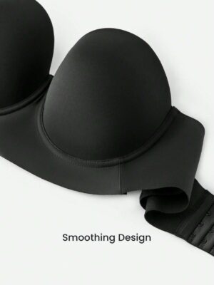 Dream Curve Support+ Seamless Push-Up Black Bra