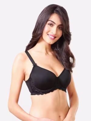 Black Lighty Padded Wired Bra