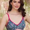 Cotton Non-Padded Non-Wired Floral Print Bra