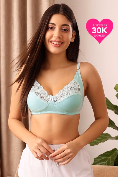 Cotton Non-Padded Non-Wired Full Coverage Bra
