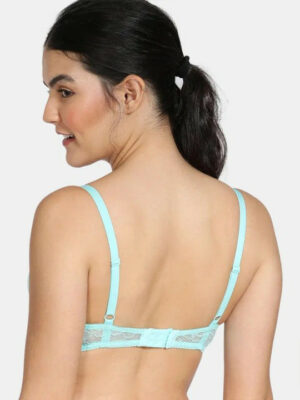 Medium Coverage Underwired Lightly Padded Cotton T-shirt Bra