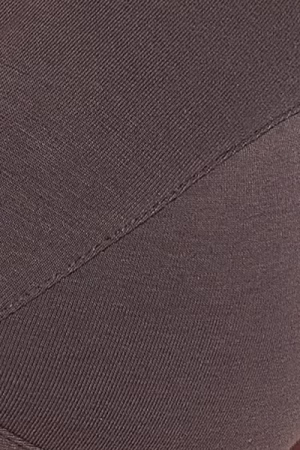 Non-Padded Non-Wired Demi Cup Bra in Dark Grey - Cotton