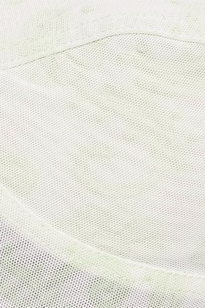 Non-Padded Non-Wired Full Figure Printed Bra in Sage Green