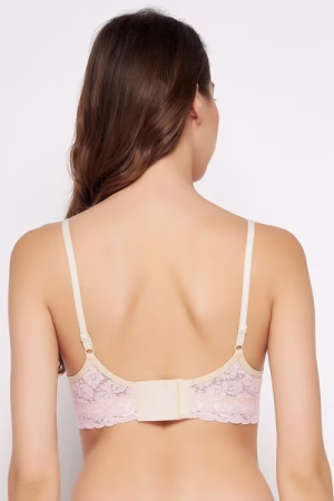 Non-Wired Demi Cup Bra in Cream Colour