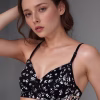 Non-Wired Full Cup Multiway Bra in Black - Lace