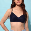 Non-Wired Full Cup Multiway Bra in Navy - Lace