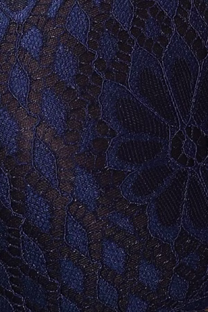Non-Wired Full Cup Multiway Bra in Navy - Lace