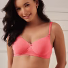 Padded Non-Wired Demi Cup Multiway T-shirt Bra in Baby Pink - Cotton