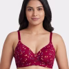 Scooter Red Striking Prints Double Padded Bra