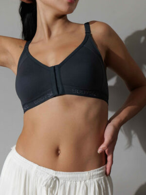 Women Front Open Non Padded Full Coverage Seamless Twin Hook Cotton Bra