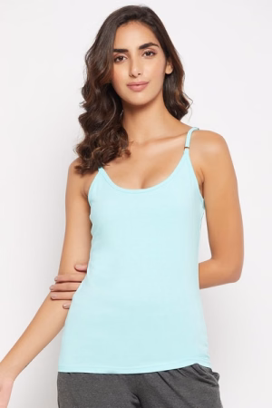 Camisole in Sky Blue - Cotton