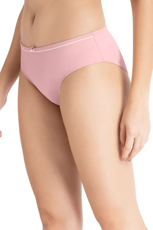 Casual Chic Three-Fourth Coverage Low Rise Bikini Panty