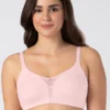 Chic Smooth Non-Padded Non-Wired Minimizer Bra - Pink