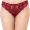 Eternal Bliss Low Rise Brazillian Lace Panty - Red