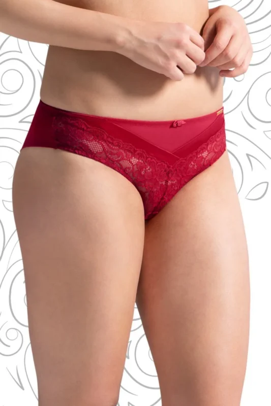 Eternal Romance Brazilian Panty - Red