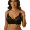 Full Coverage Black Bra