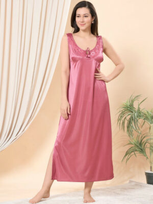Full-Length Nightgown With Matching Robe