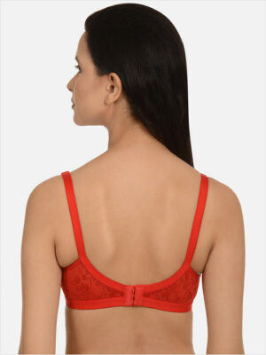 Non-padded Non wired Mesh Net Minimizer Bra