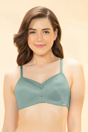 Padded Non-Wired T-shirt Bra - Green