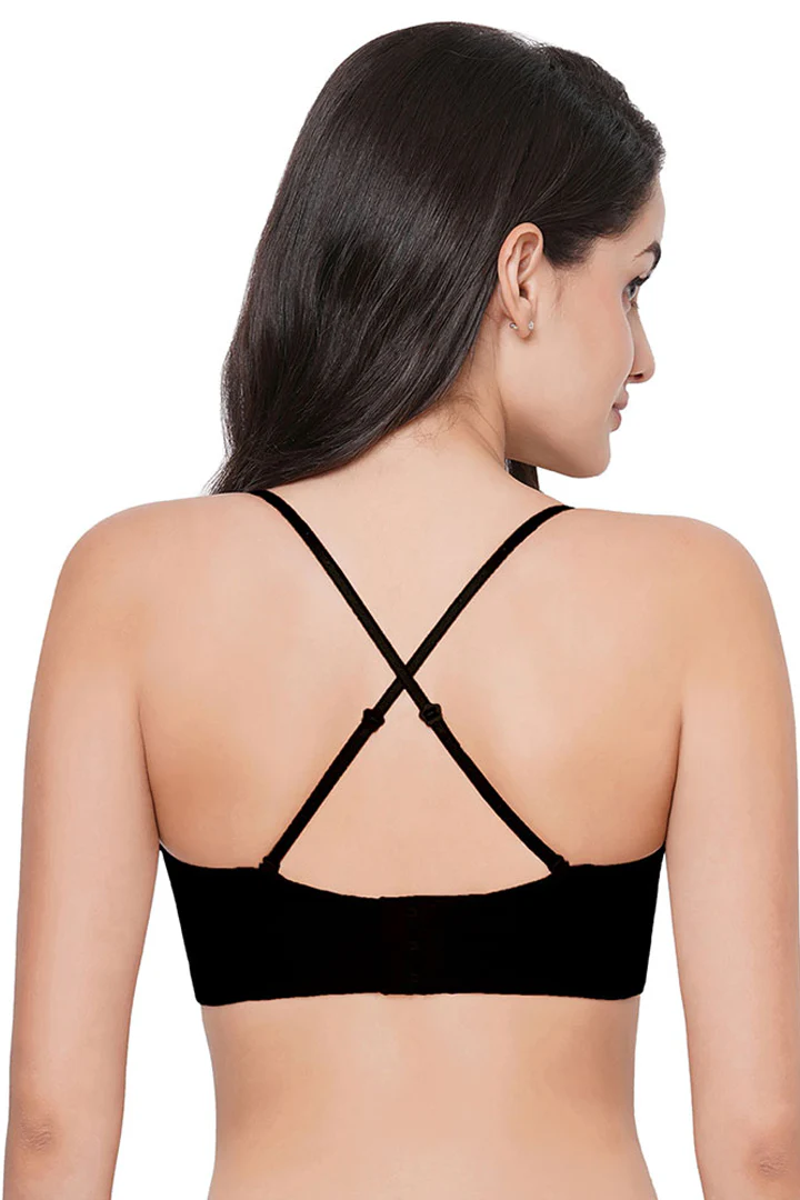 Padded Wired Half Cup Strapless Bandeau T-Shirt Bra