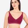Red Criss Cross Nursing Bra