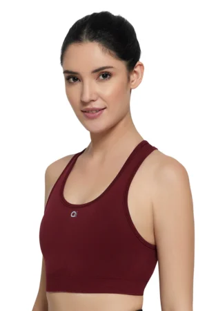Reversible Low Impact Sports Bra - Maroon