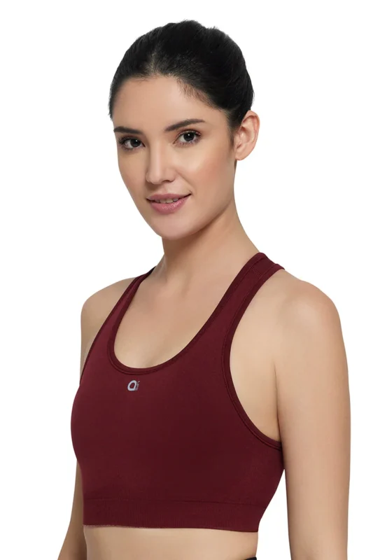 Reversible Low Impact Sports Bra - Maroon