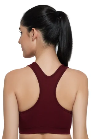 Reversible Low Impact Sports Bra - Maroon