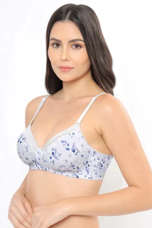 Satin Edge Padded Non-wired T-shirt Bra