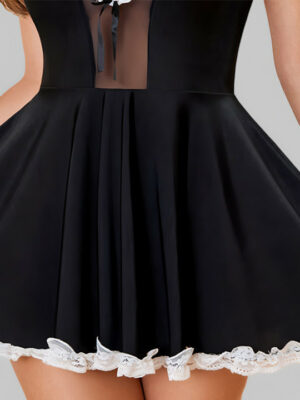 Self Design Shoulder Straps Baby Doll