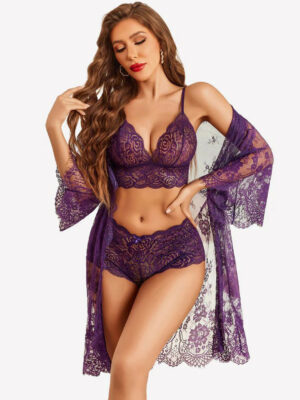 Women Baby Doll with Robe