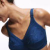 Full Support Embroidered Full Cup Bra