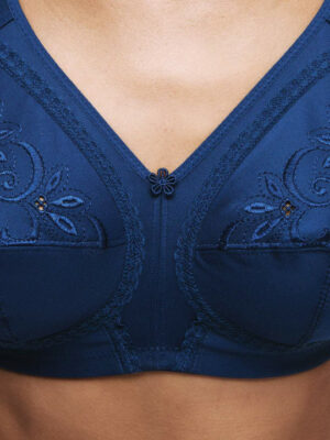 Full Support Embroidered Full Cup Bra