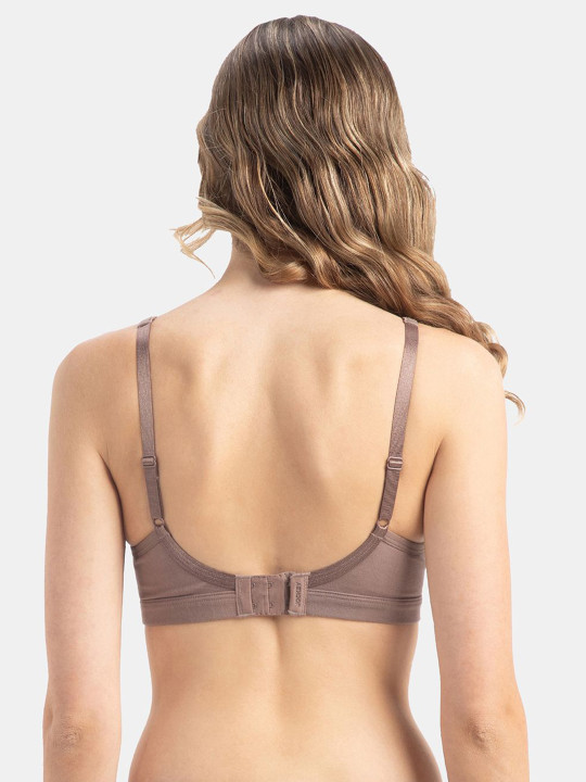 Non Padded Cotton Full Coverage Solid Moulded Everyday Bra