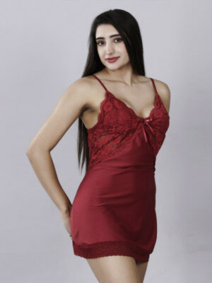 Self Design Baby Doll Nighty