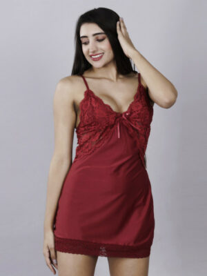Self Design Baby Doll Nighty