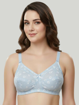 Floral Full Coverage Non Wired Bra