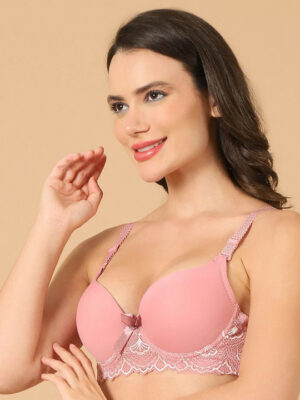 Floral T-Shirt Bra Medium Coverage Underwired Lightly Padded